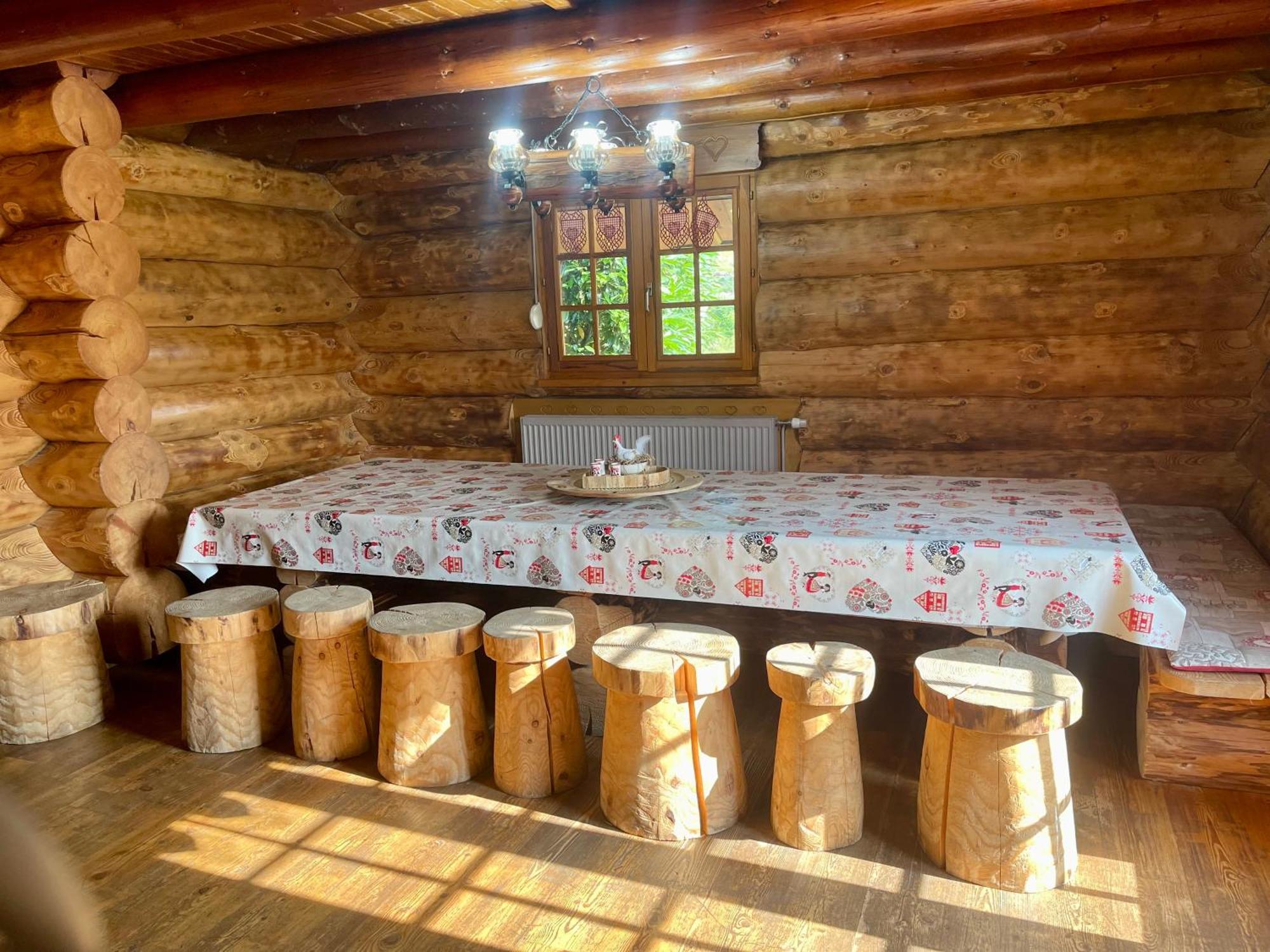 Chalet Spa Le Royal Nathalie Mn La Rouge La Bresse Exterior foto